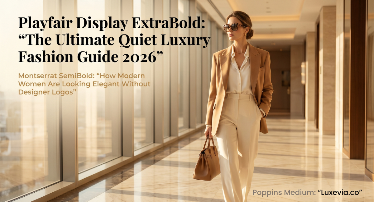 quiet luxury fashion