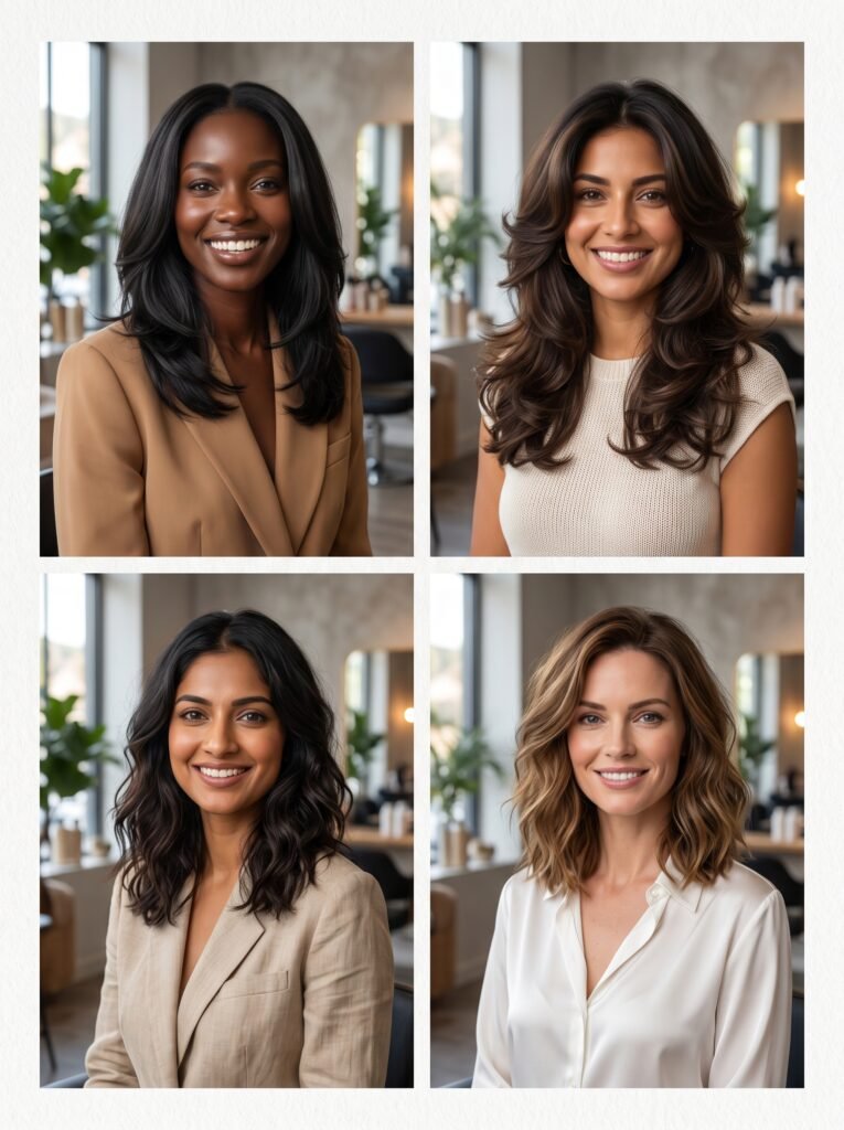 four women wearing hairstyles 2k 202607221637