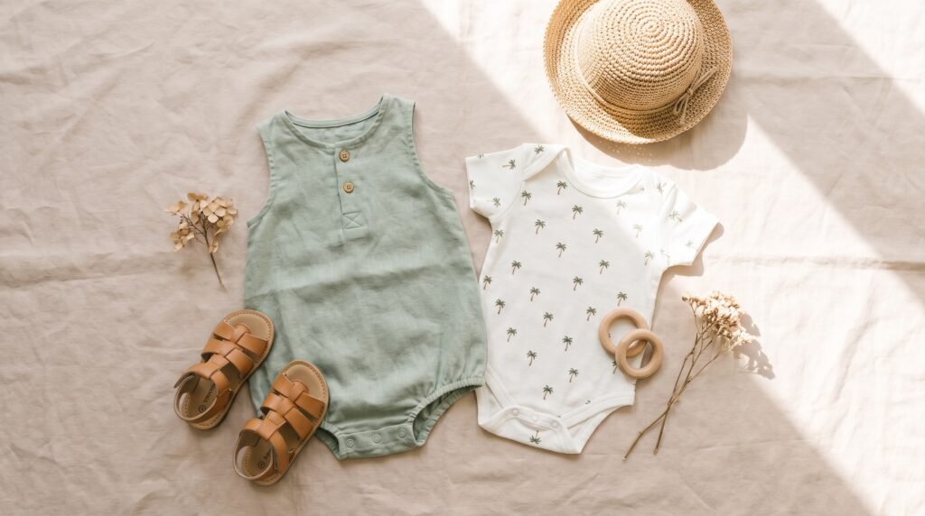 infant summer outfits flat lay 202607110924 infant summer outfits flat lay 202607110924