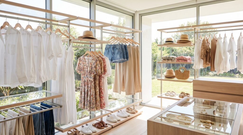 Summer Outfits for Ladies: 18 Chic & Comfortable Outfit Ideas to Stay Stylish in 2026 luxury walk in wardrobe summer e… 202607200930