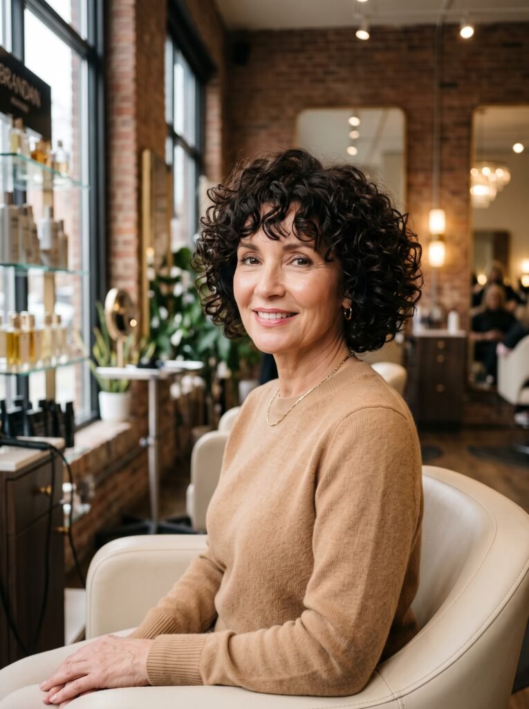 mature woman stacked curly bob 202607290948
