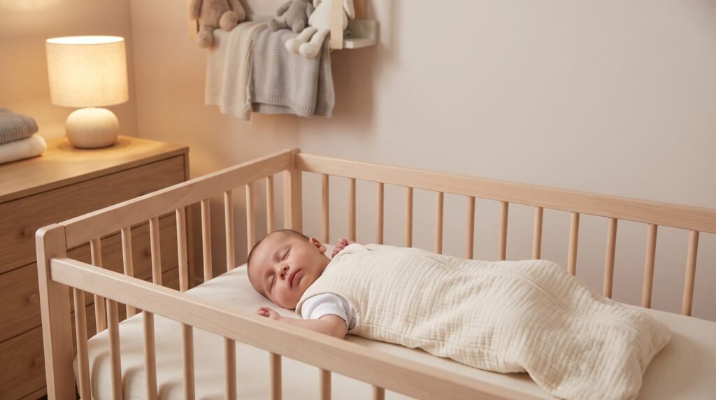 newborn sleeping in crib 2k 202607110924 newborn sleeping in crib 2k 202607110924