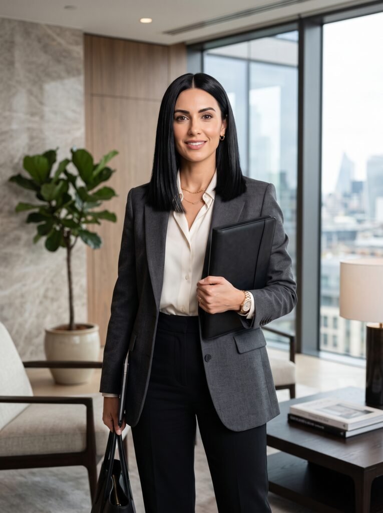 professional woman with straight… 2k 202607280933