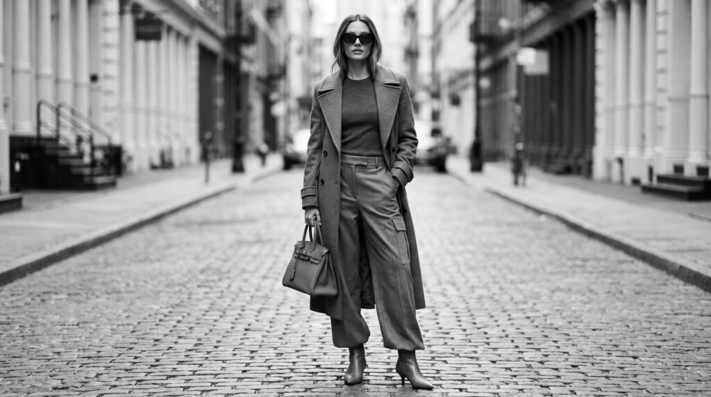 Cargo Pants Outfits: 18 Stylish Ways to Wear This Timeless Trend in 2026 woman in olive green outfit 202607150915