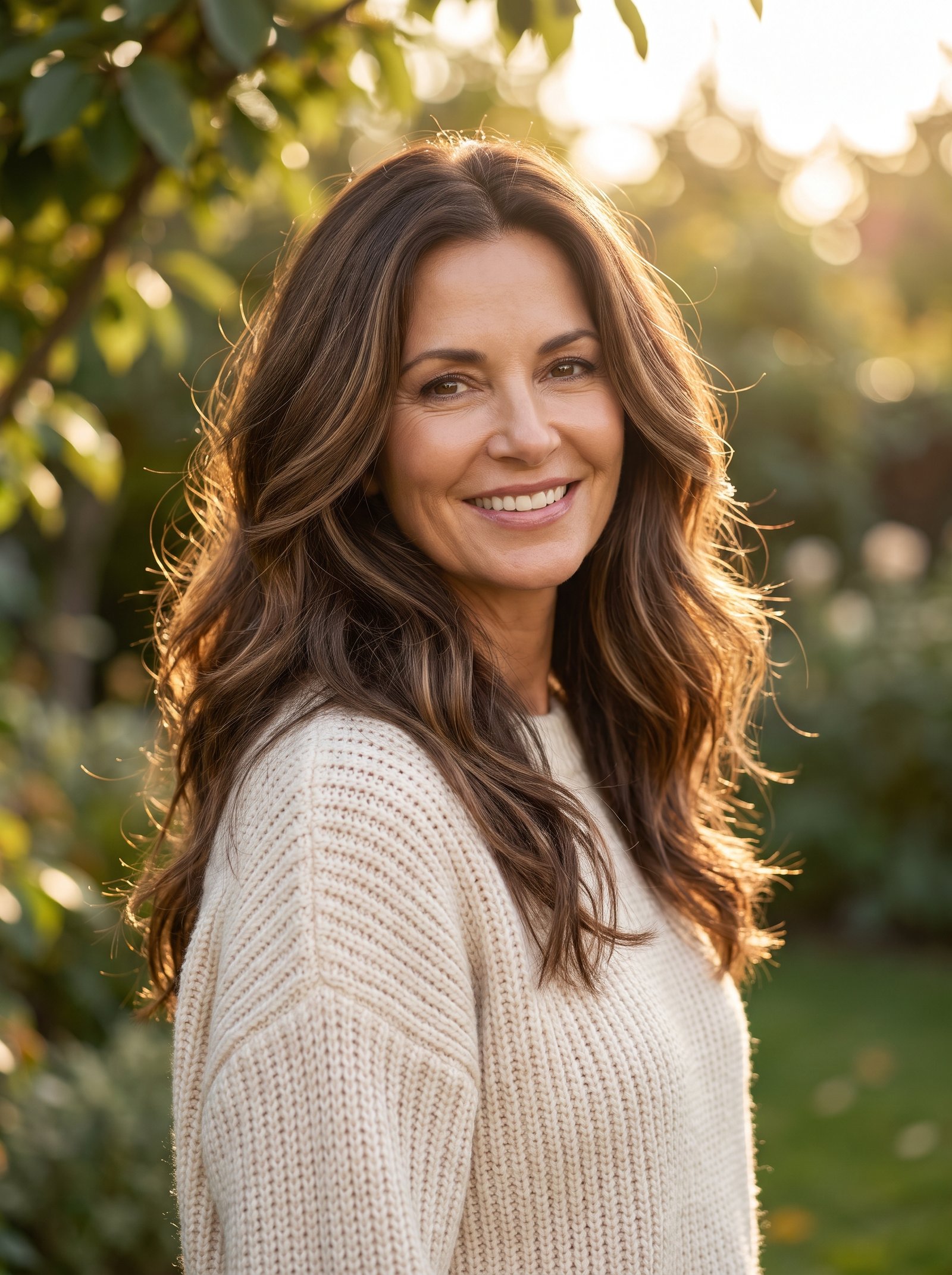 Mature Women Brunette Balayage Ideas