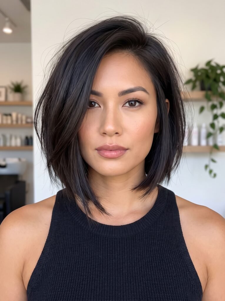 woman with asymmetrical bob 2k 202607271413