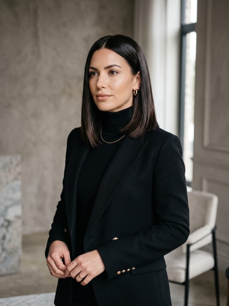 woman with dark brown hair 202607280937