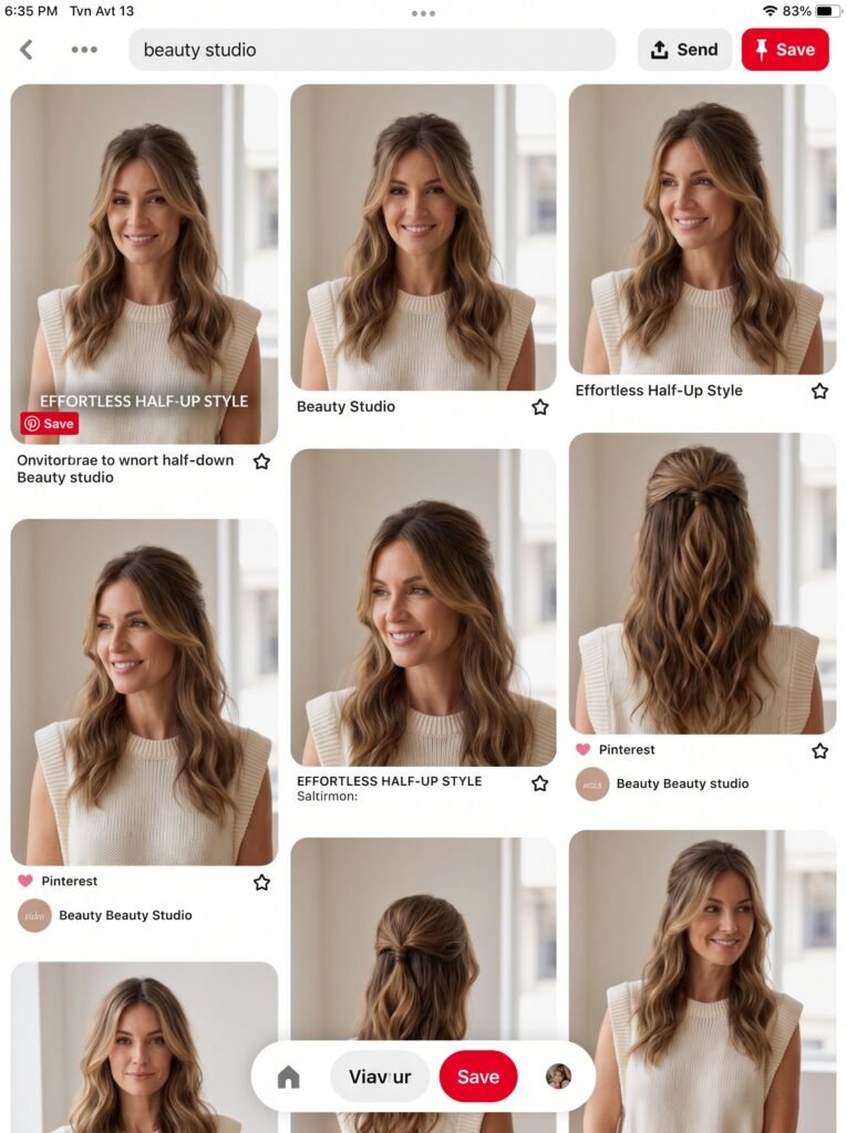 woman with half up hairstyle 2k 202607271409