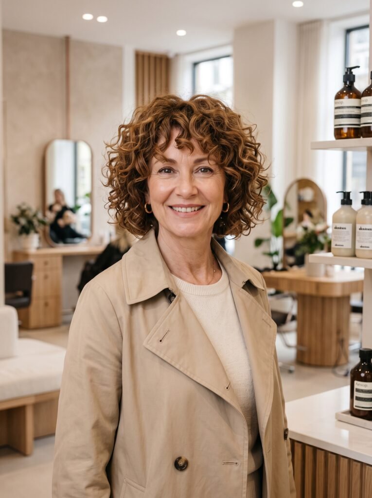 woman with textured curly bob 202607290942