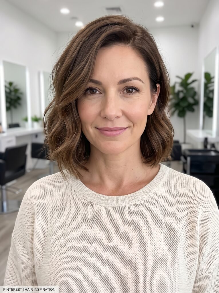 woman with wavy bob haircut 202607271356