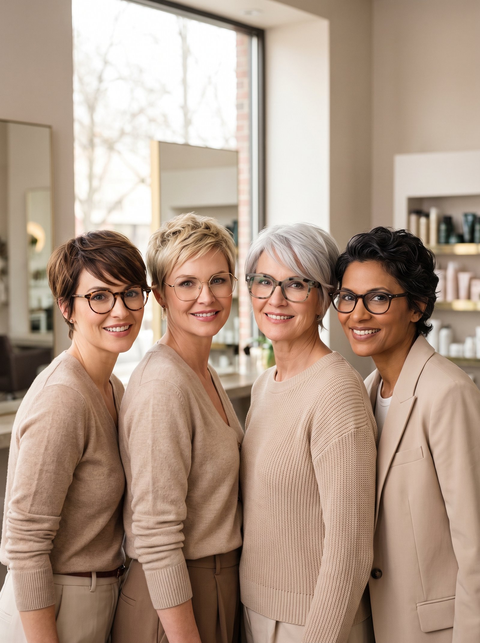 Best Flattering Pixie Haircuts for Women with Glasses