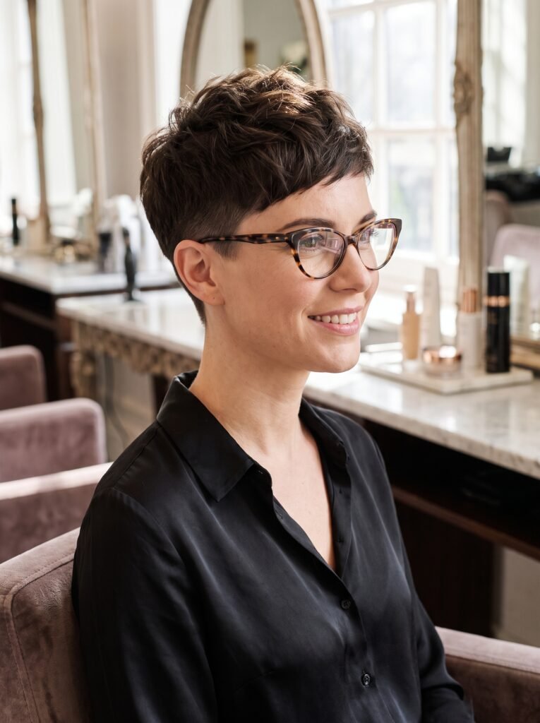 007 image 6 tapered pixie for thick hair ultra realist woman with tapered pixie haircut 202608060824