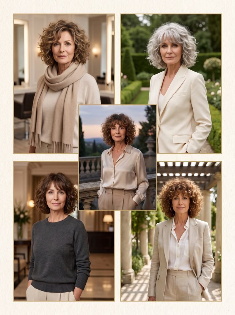 five women mature curly bob 202608031419