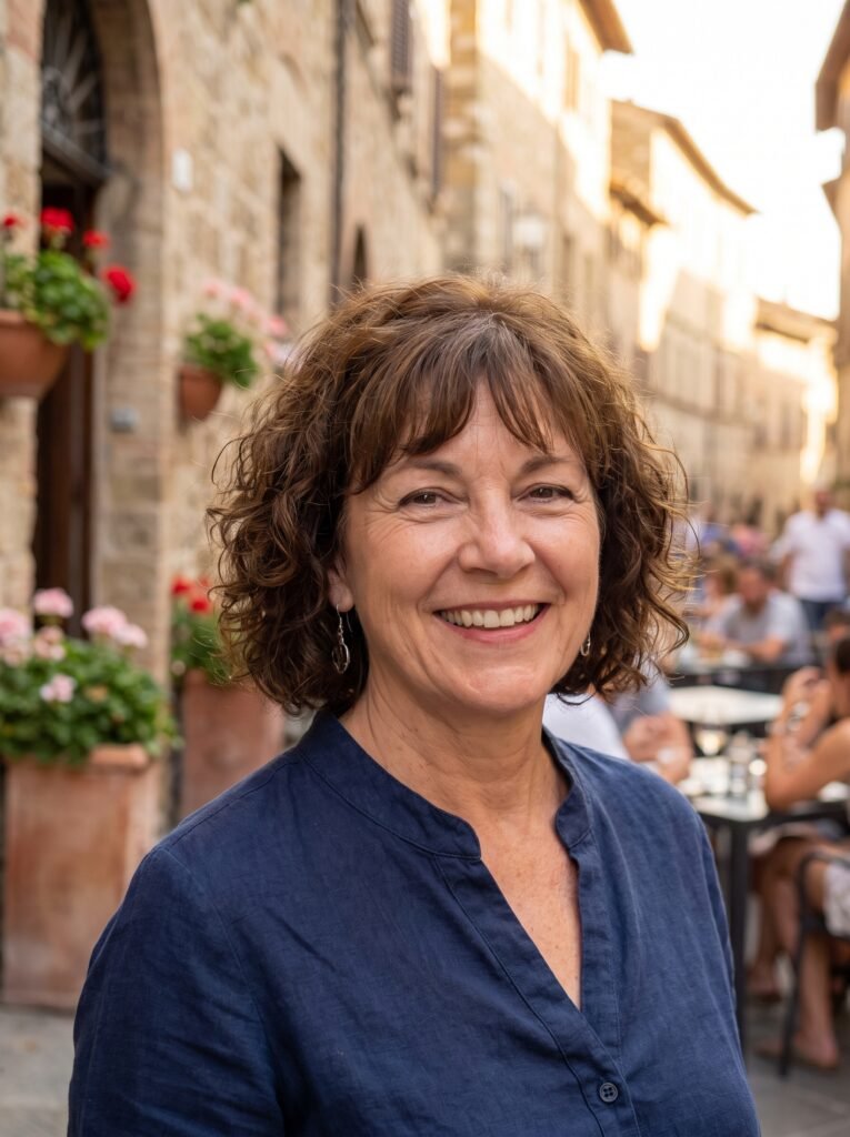mature woman smiling confidentially 2k 202608021034