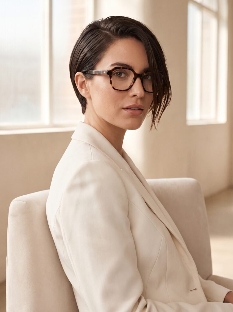 woman with asymmetrical pixie ha… 202608060828