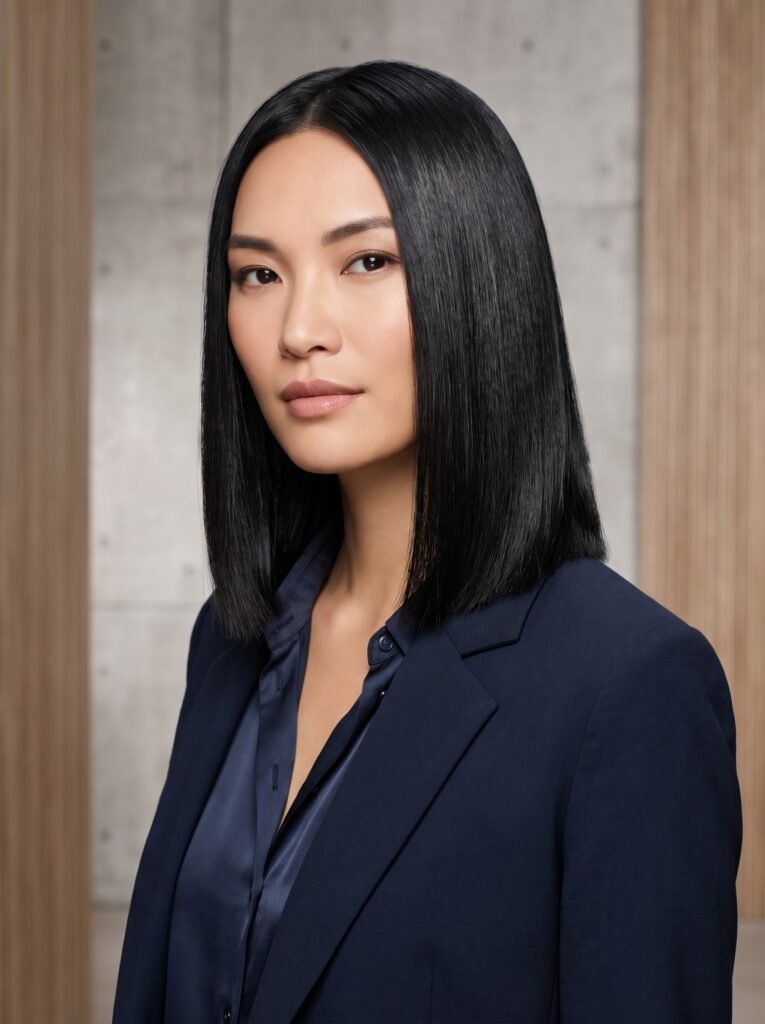 woman with blunt haircut 2k 202608051632