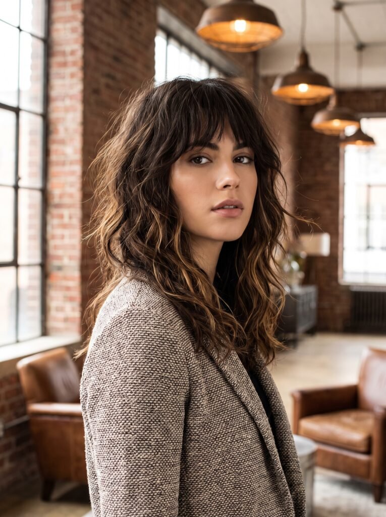 woman with layered haircut 2k 202608120933